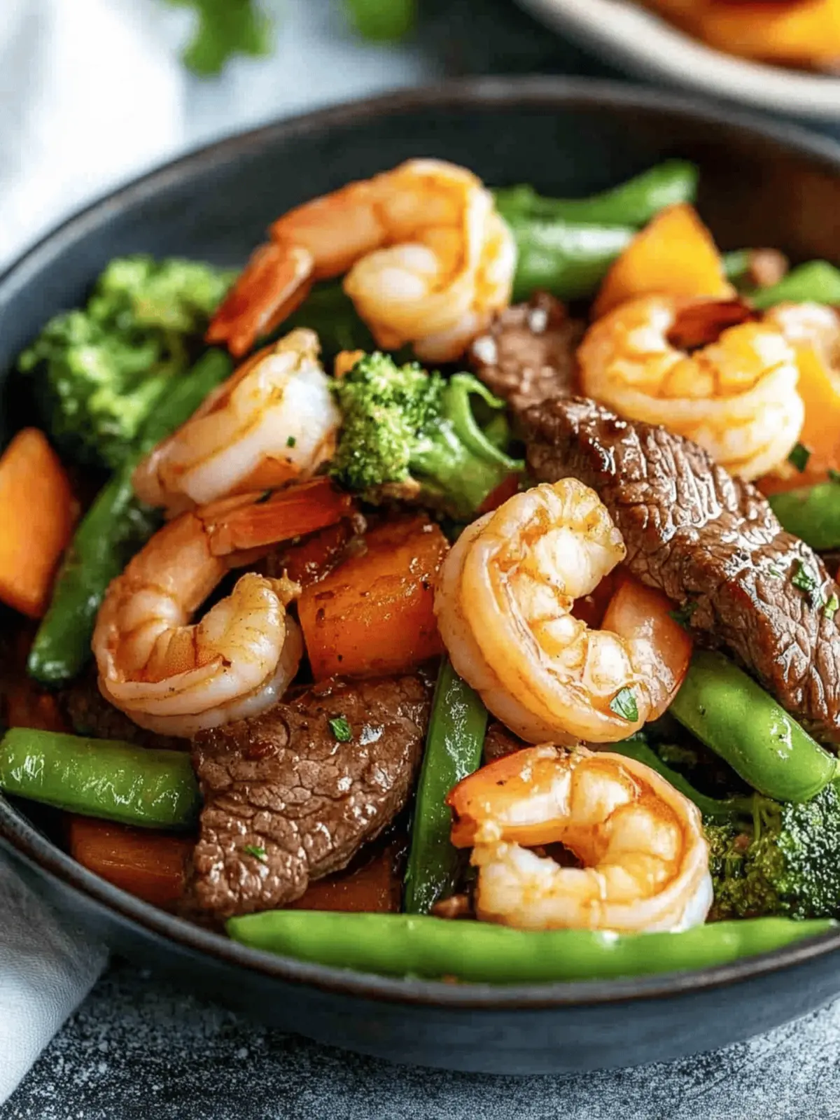 Steak and Shrimp Stir Fry