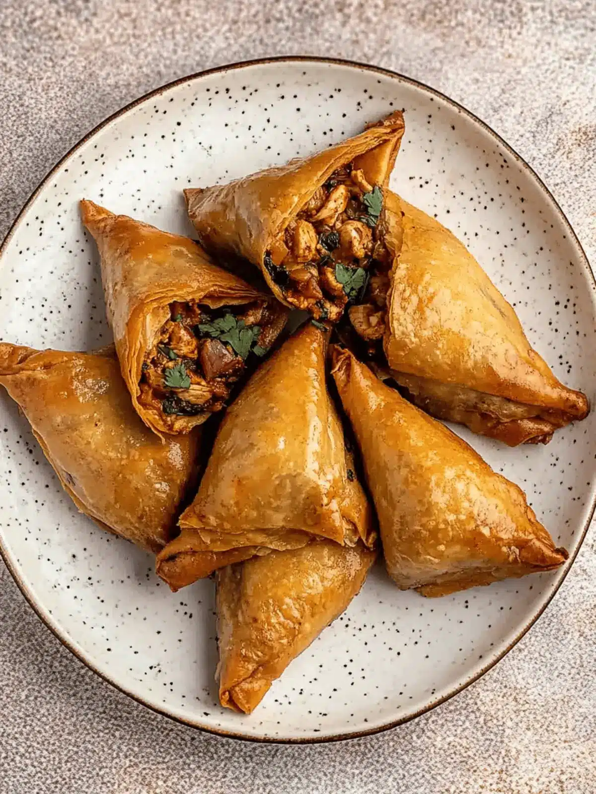 Moroccan Spiced Chicken Briouats