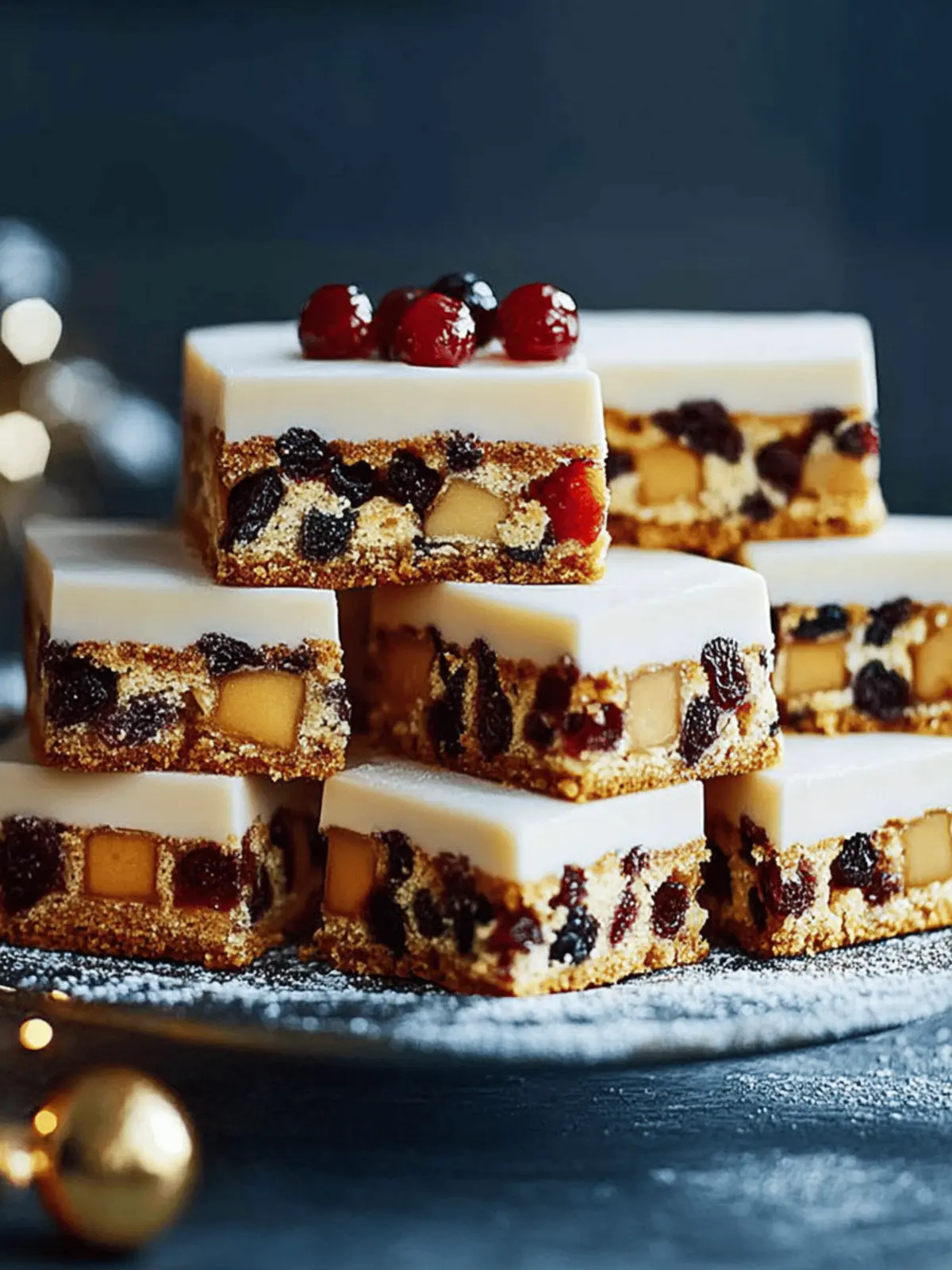 Christmas Fruitcake Traybake