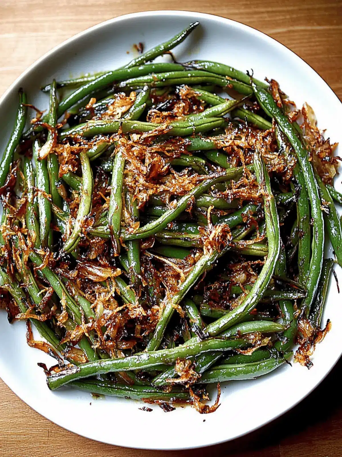 Savory Roasted Green Beans with Caramelized Shallots Delight 2 Roasted Green Beans with Caramelized Shallots