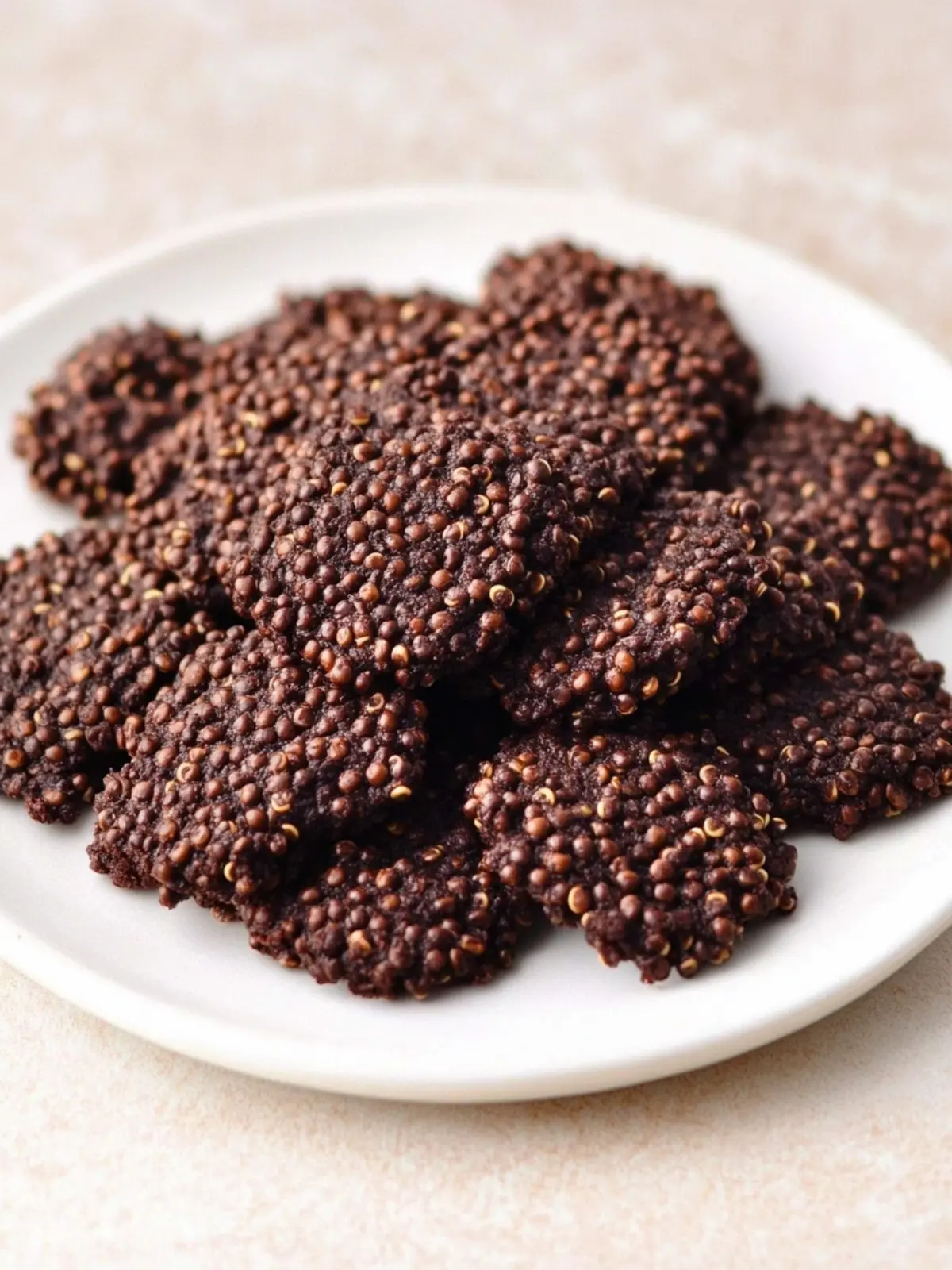 Crispy Quinoa Cacao Cookies