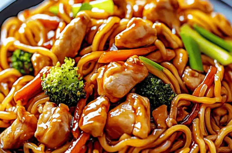 Chicken Teriyaki Noodles