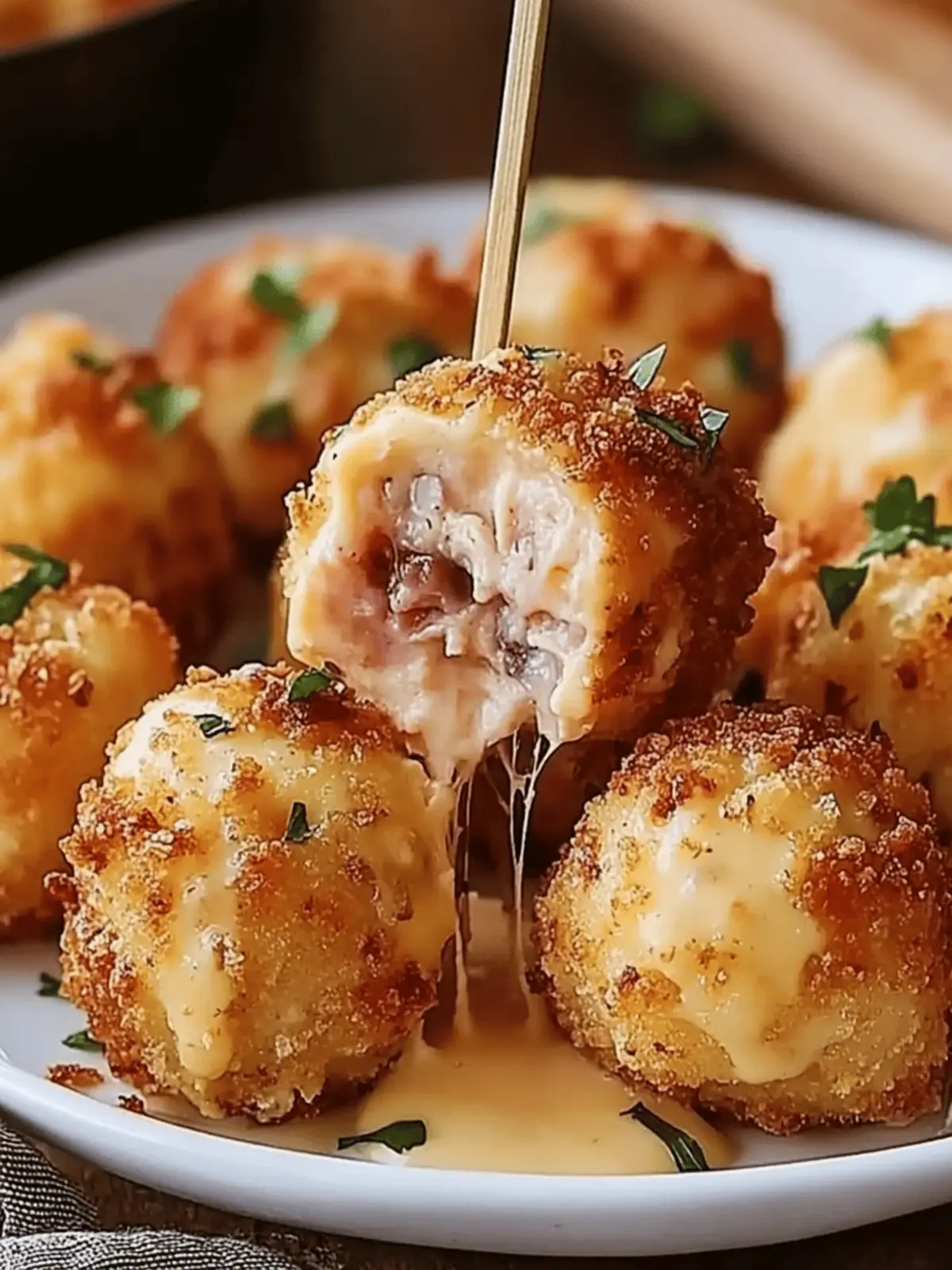 Chicken Cordon Bleu Bites