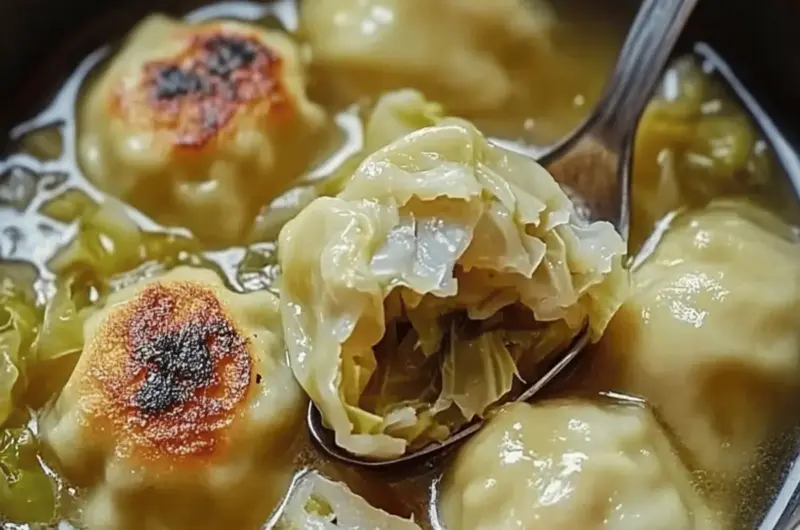 German Cabbage & Dumplings