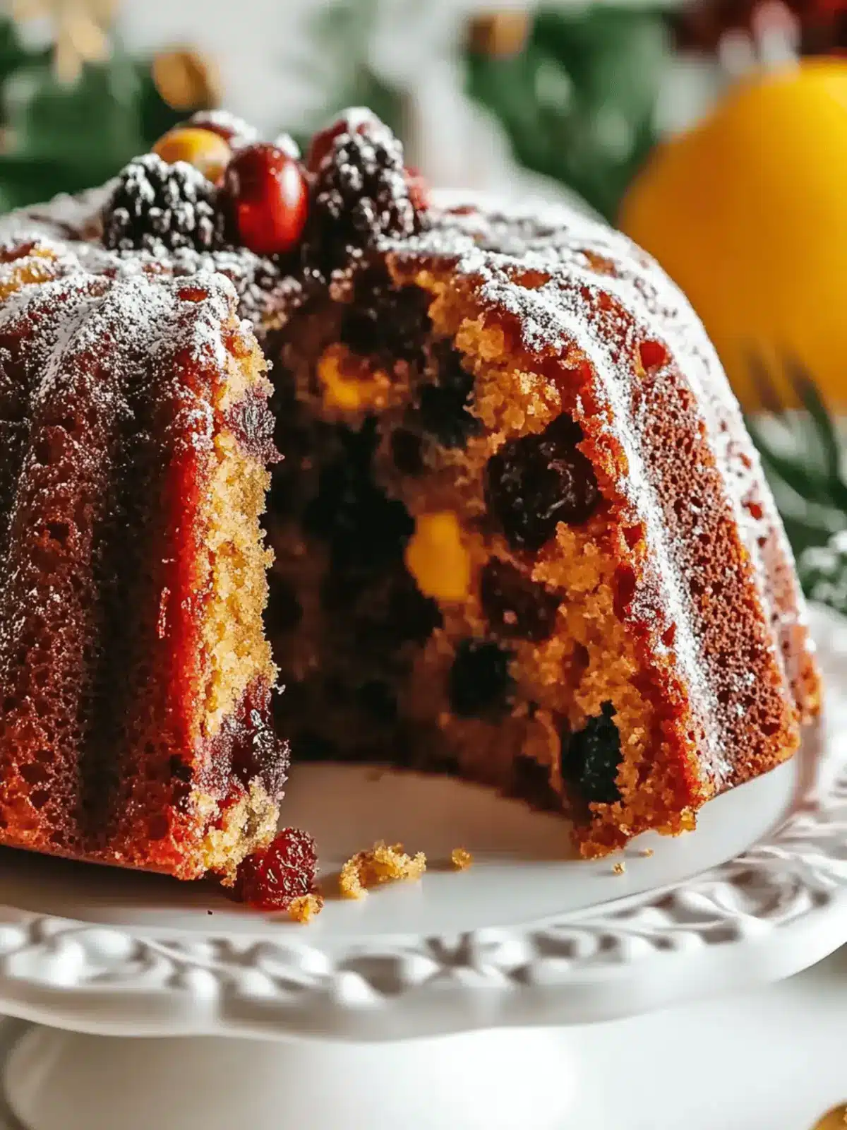 Healthy Christmas Fruit Bundt Cake That's Festively Delicious 3 Christmas Fruit Bundt Cake