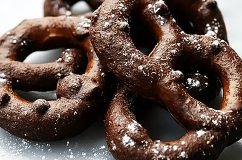 Double Chocolate Chip Soft Pretzels