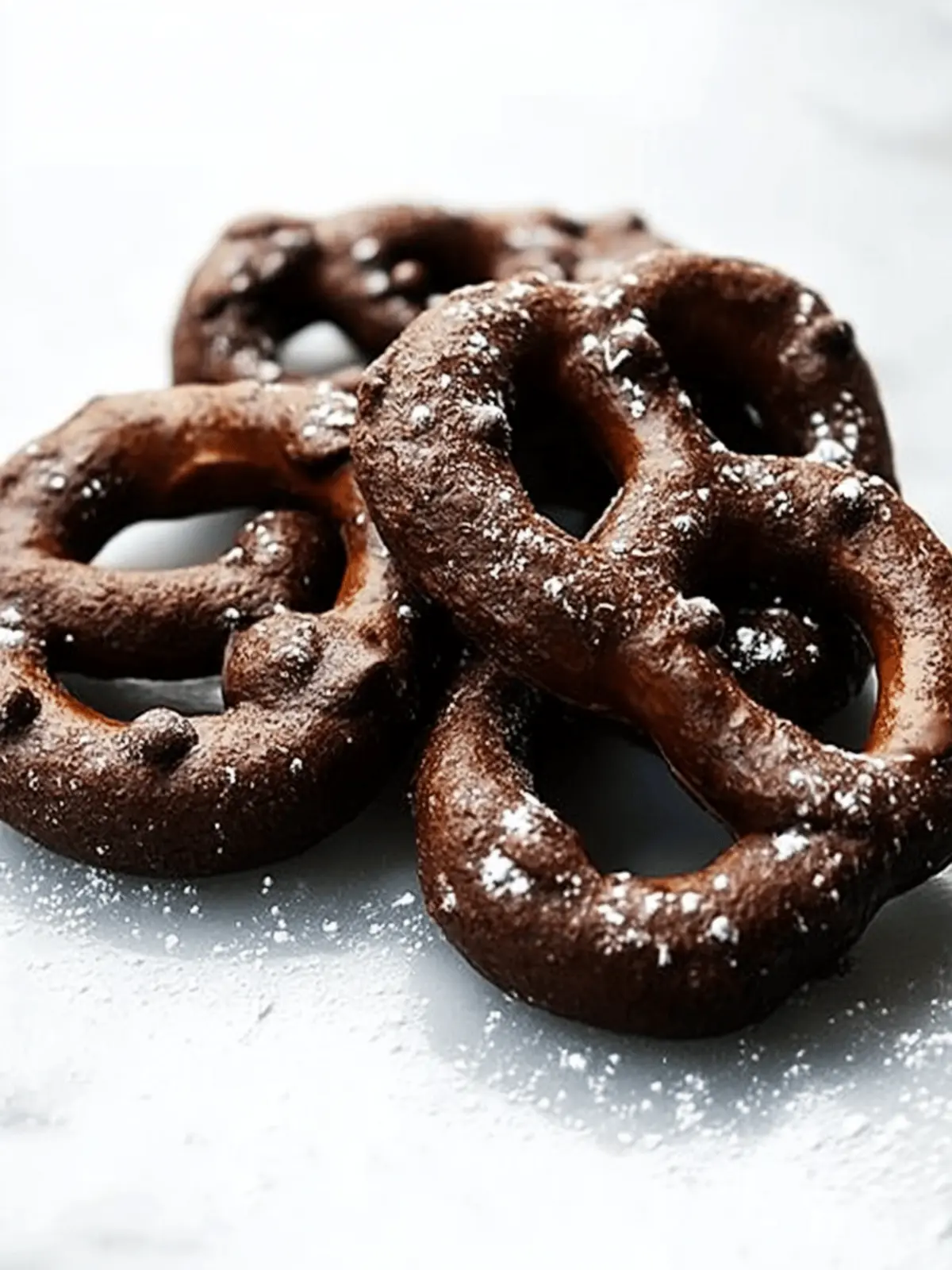 Double Chocolate Chip Soft Pretzels