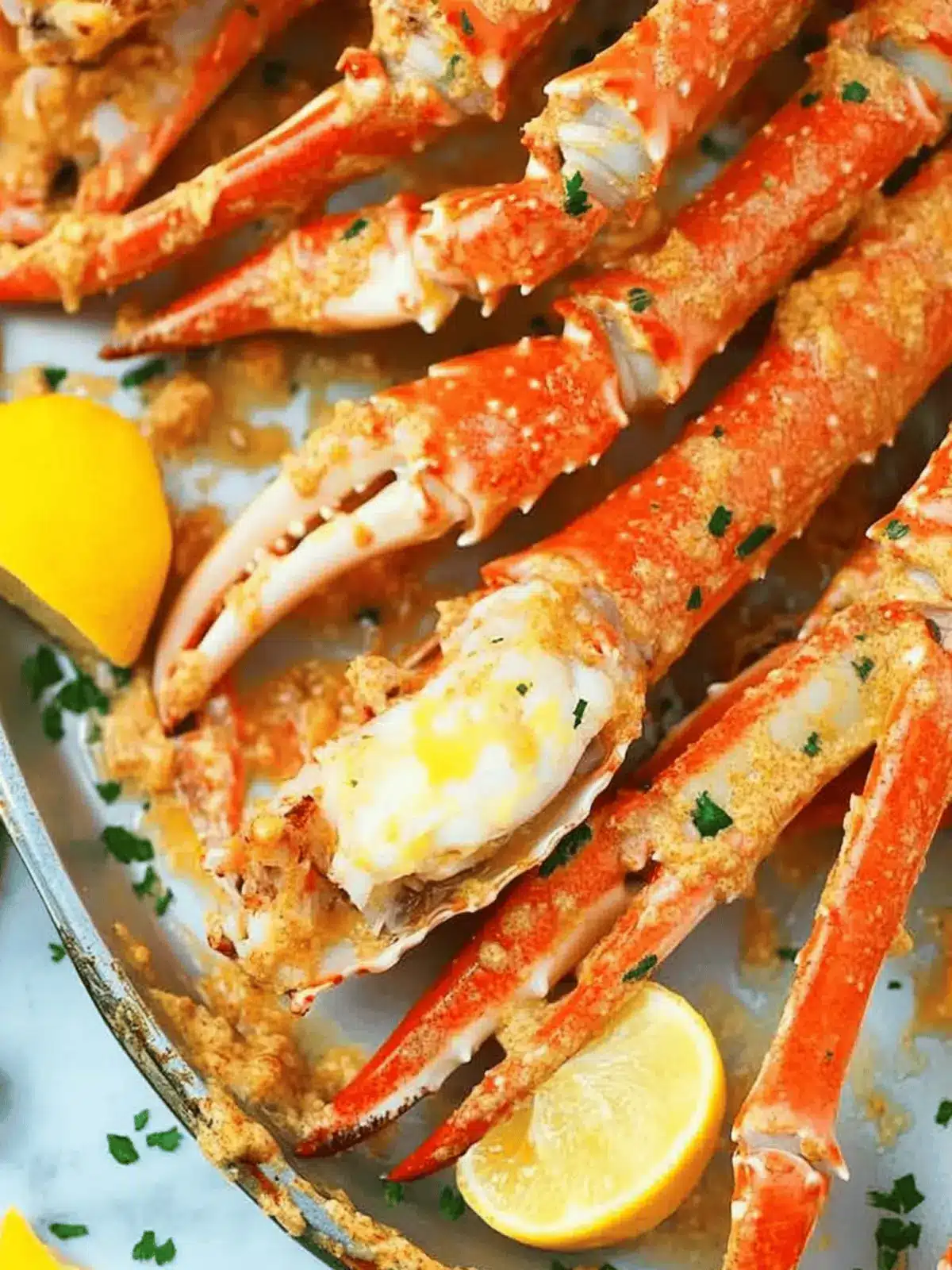 Baked Crab Legs in Butter Sauce – A Simple Gourmet Treat 3 Baked Crab Legs in Butter Sauce