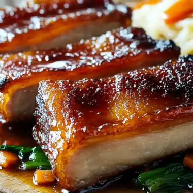 Honey Glazed Pork Belly