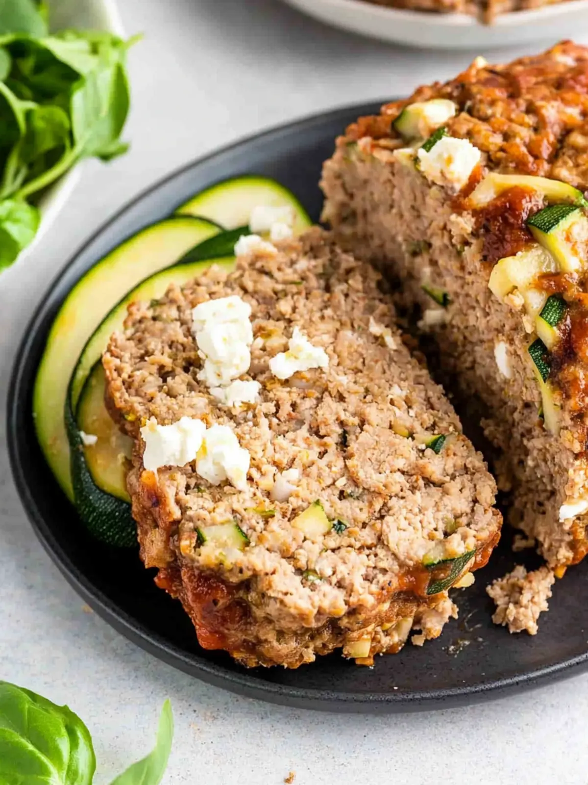 Savory Turkey Zucchini Meatloaf with Feta for Comfort Cooking 5 Turkey Zucchini Meatloaf with Feta