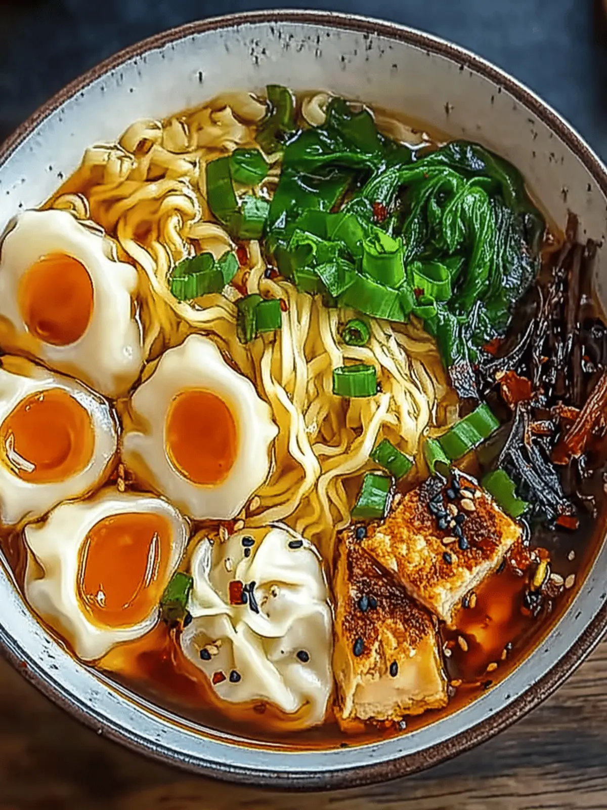 Dumpling Ramen Bowl