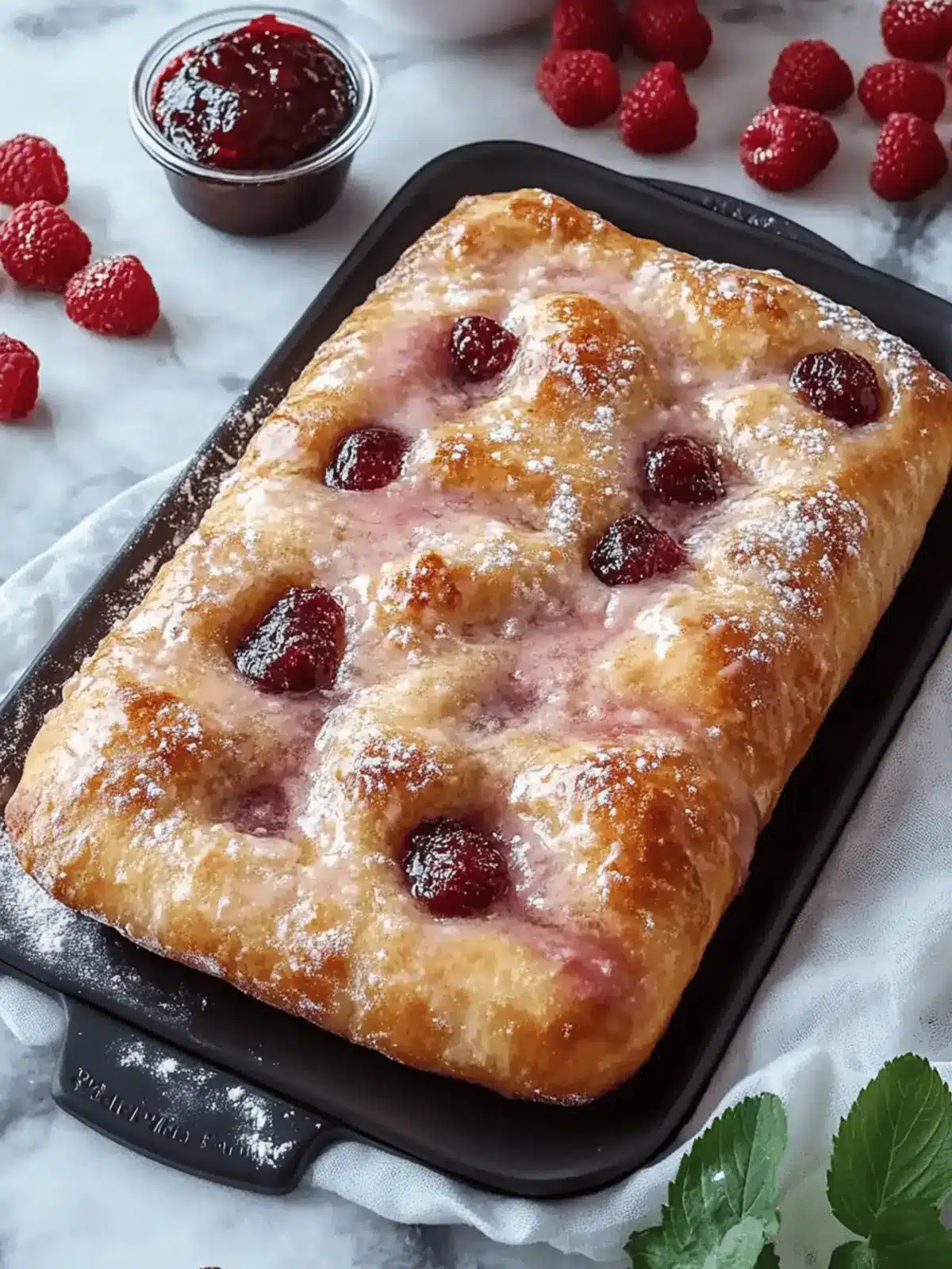 Jam Donut Focaccia
