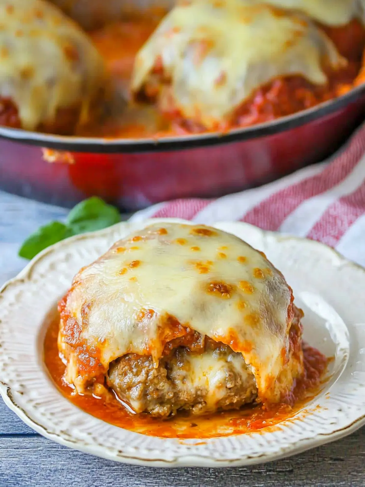 Low Carb Stuffed Pizza Burgers