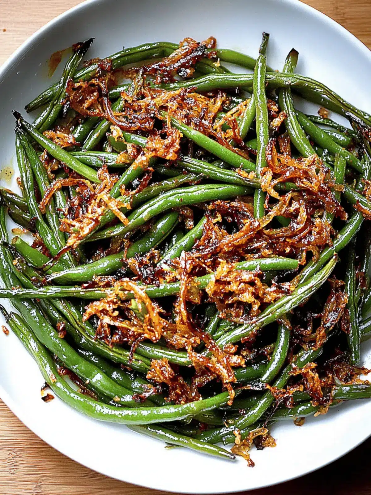 Savory Roasted Green Beans with Caramelized Shallots Delight 4 Roasted Green Beans with Caramelized Shallots