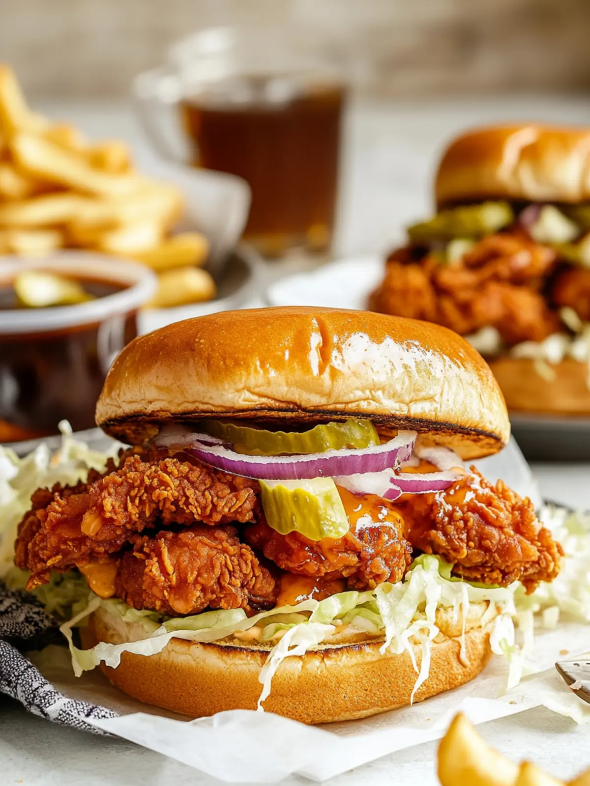 Nashville Hot Chicken Sandwiches