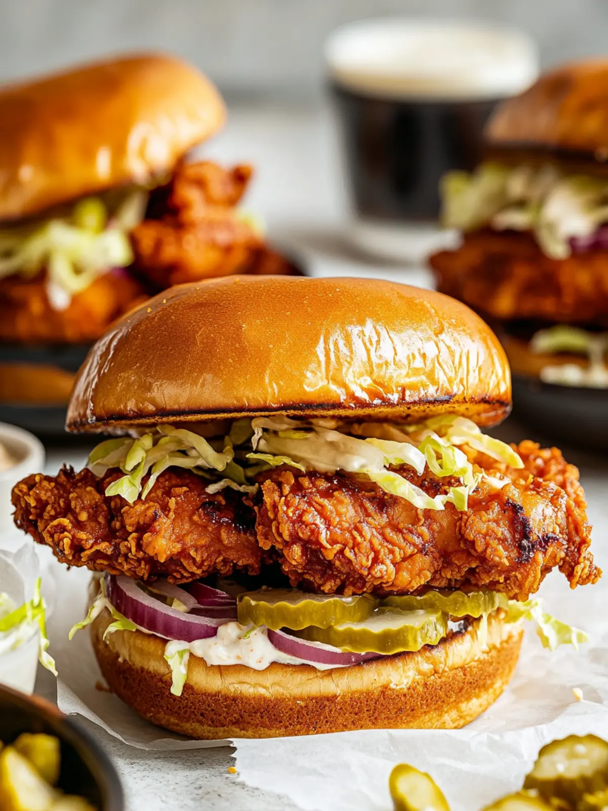 Nashville Hot Chicken Sandwiches