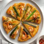 Korean Shrimp Leek Pancake