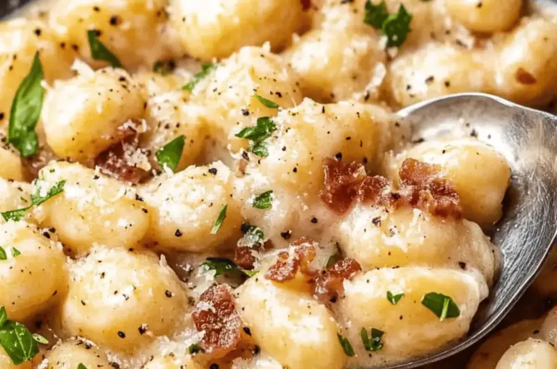 Gnocchi Carbonara