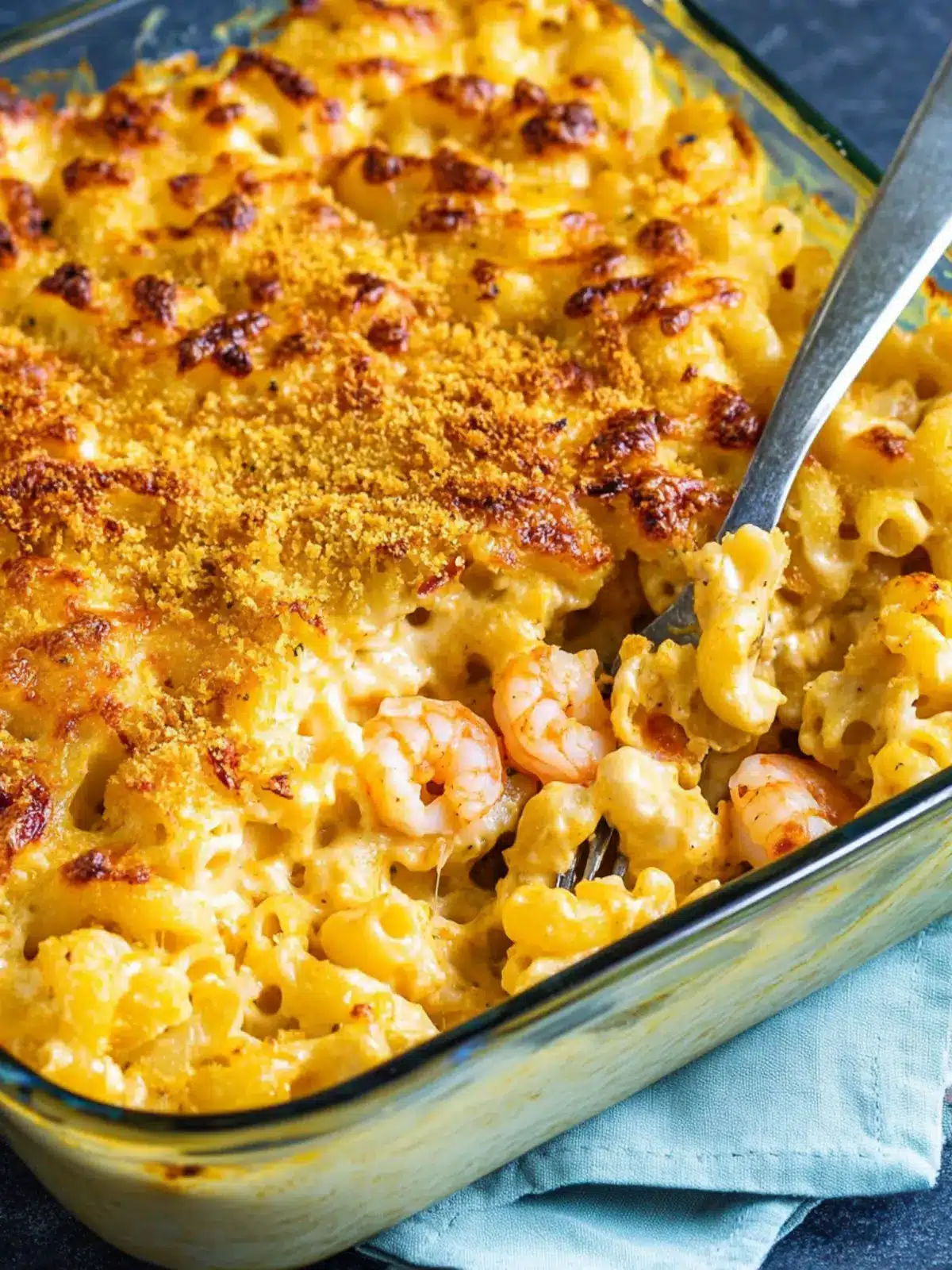 Cajun Shrimp and Crab Mac and Cheese