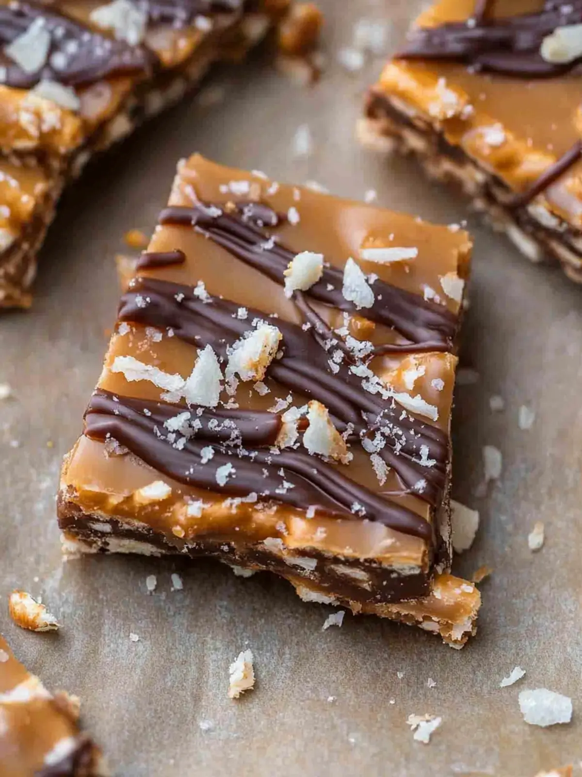 Salted Caramel Pretzel Bark