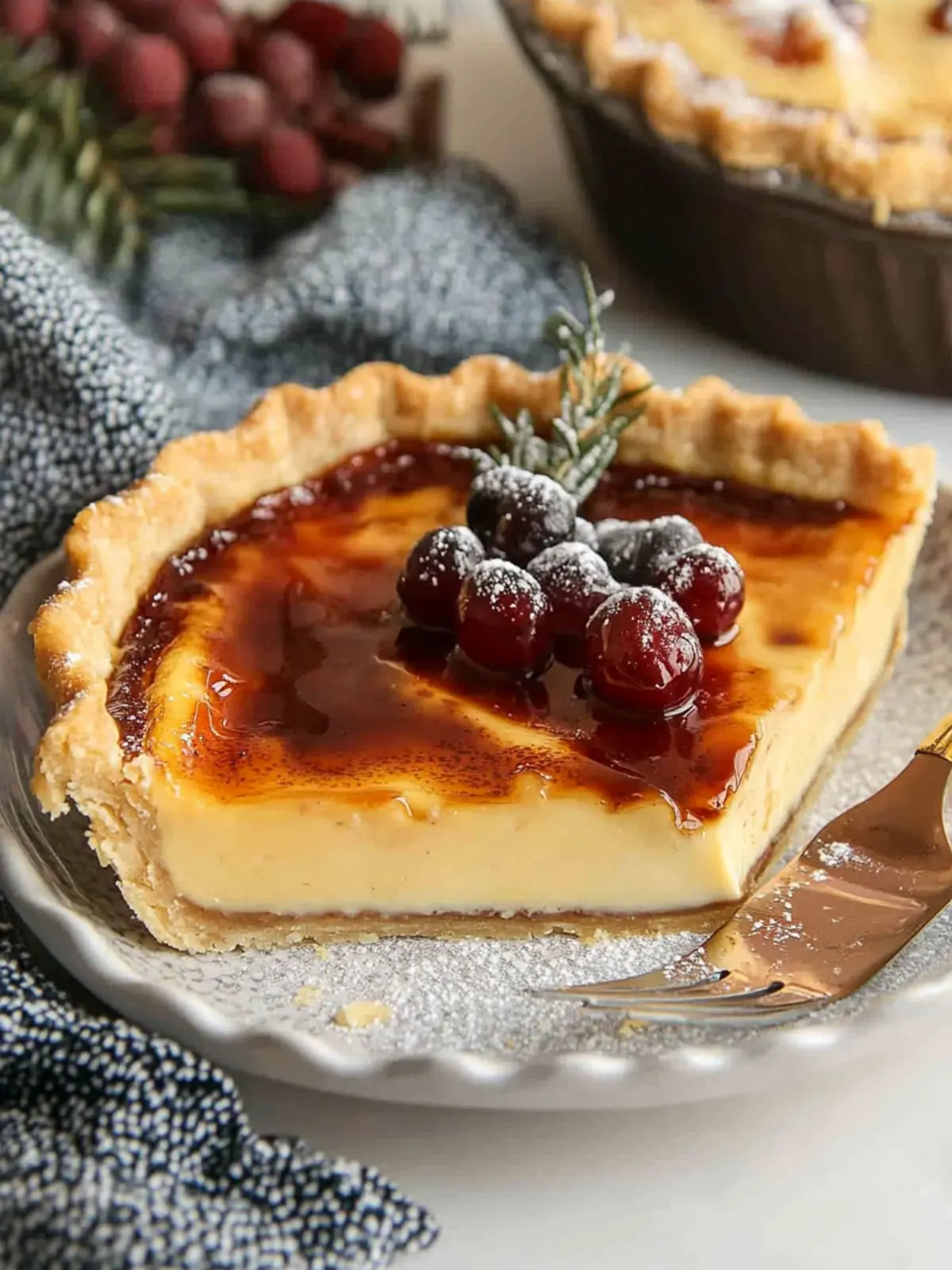 Indulge in Rich Caramel Creme Brulee Pie Bliss at Home 2 Caramel Creme Brulee Pie