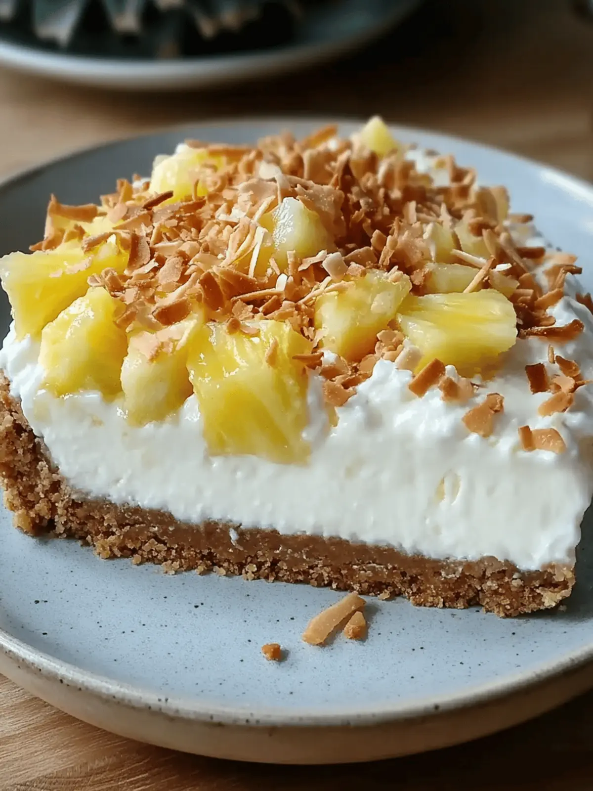 Tropical Coconut Pineapple Cheesecake for a Slice of Paradise 3 Coconut Pineapple Cheesecake