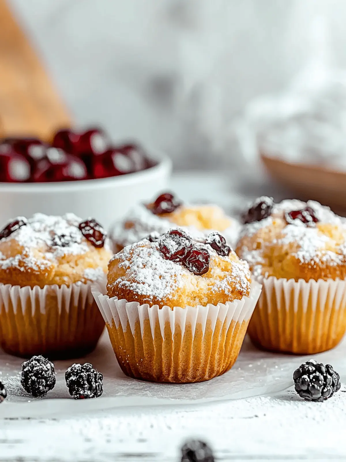 Christmas Stollen Muffins