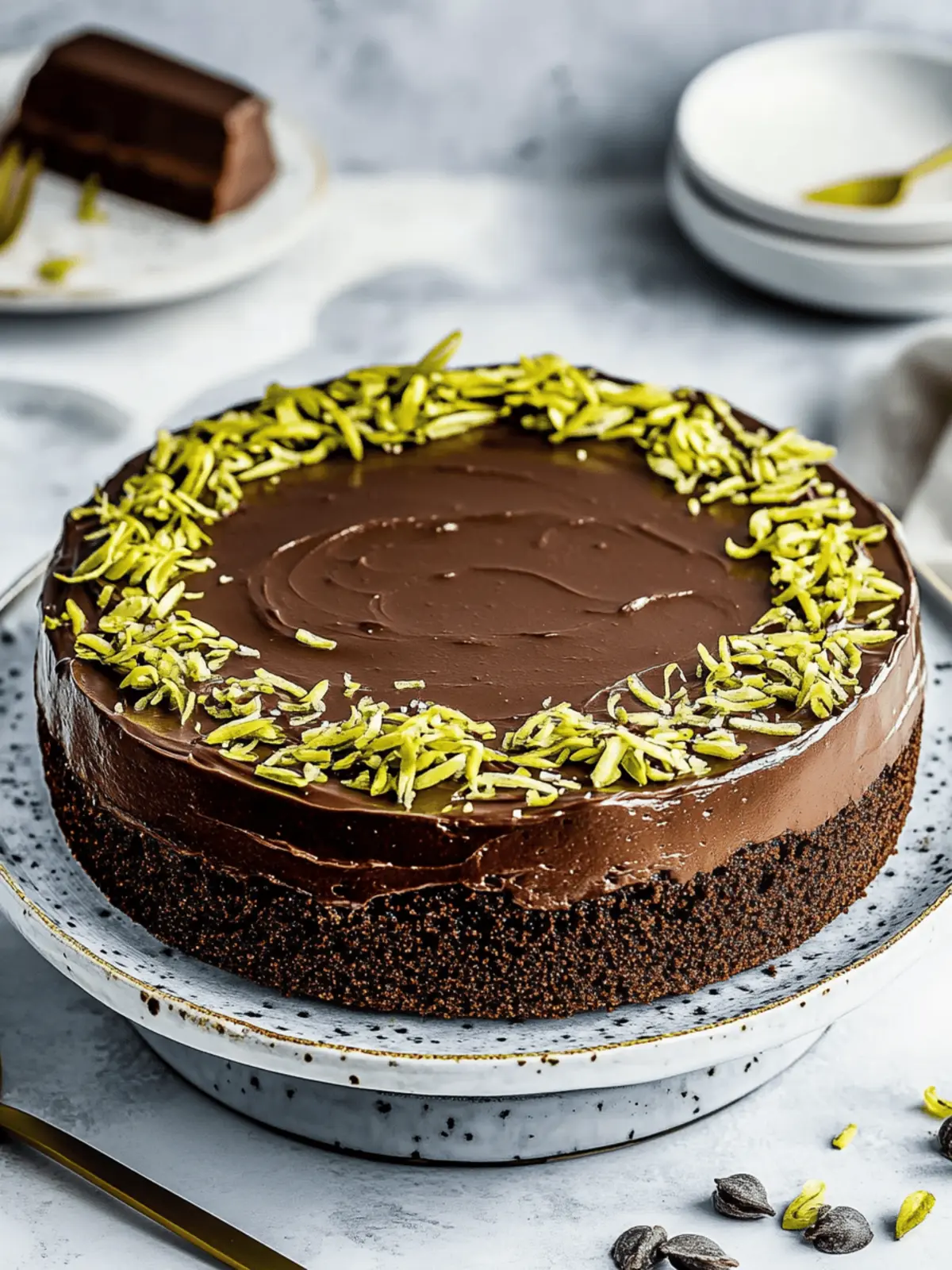 Dubai Chocolate Cake