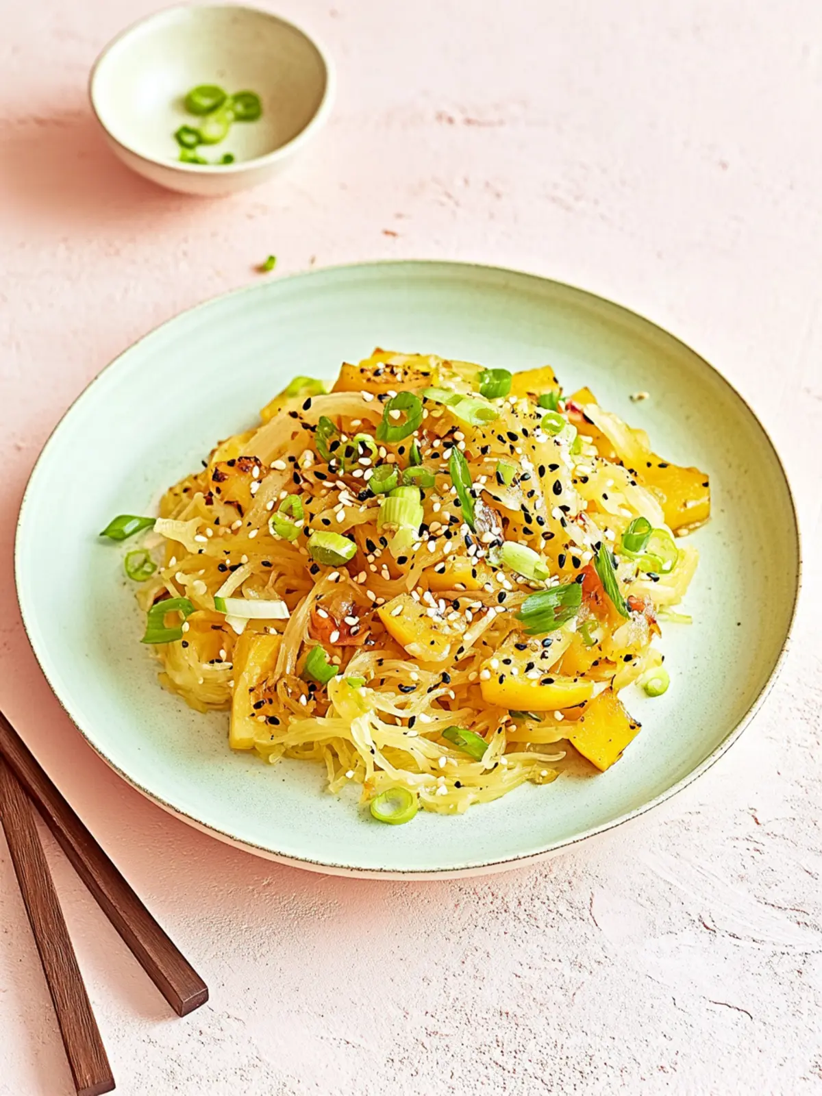 Spaghetti Squash Chow Mein