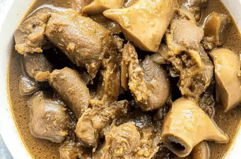 Nigerian Pepper Soup with Offal Meat