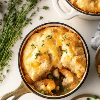 Cheddar Bay Biscuit Seafood Pot Pie