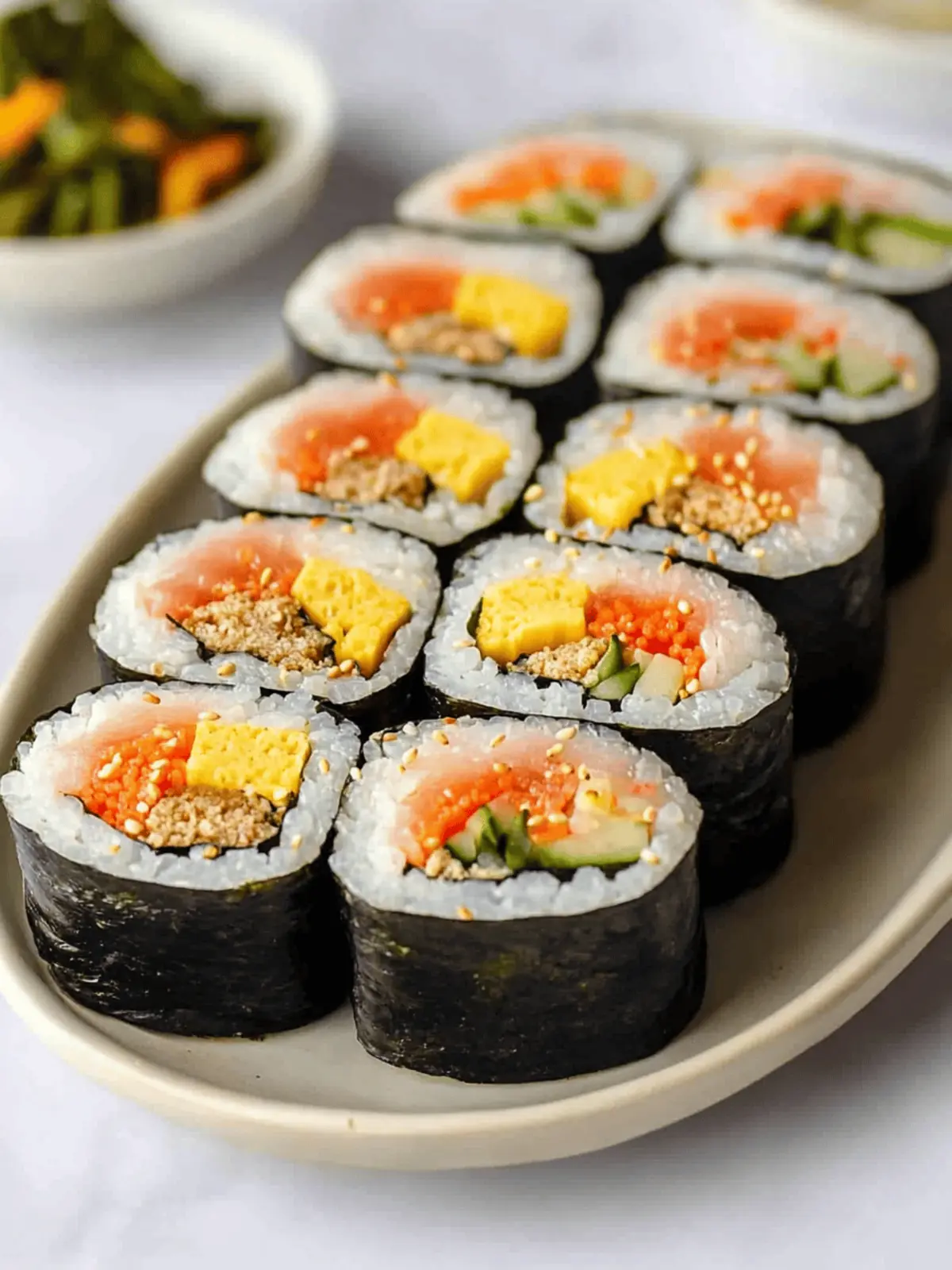 Savory Spam Kimbap Roll: Your New Favorite Snack Adventure 3 Spam Kimbap Roll