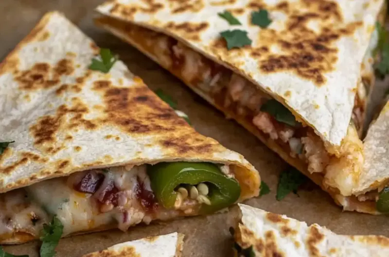 Jalapeno Popper Quesadillas