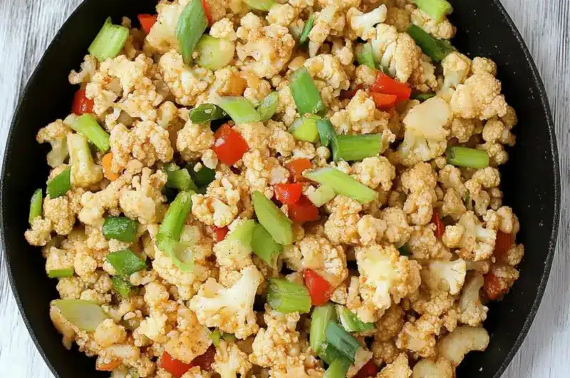 Keto Dirty Cauliflower