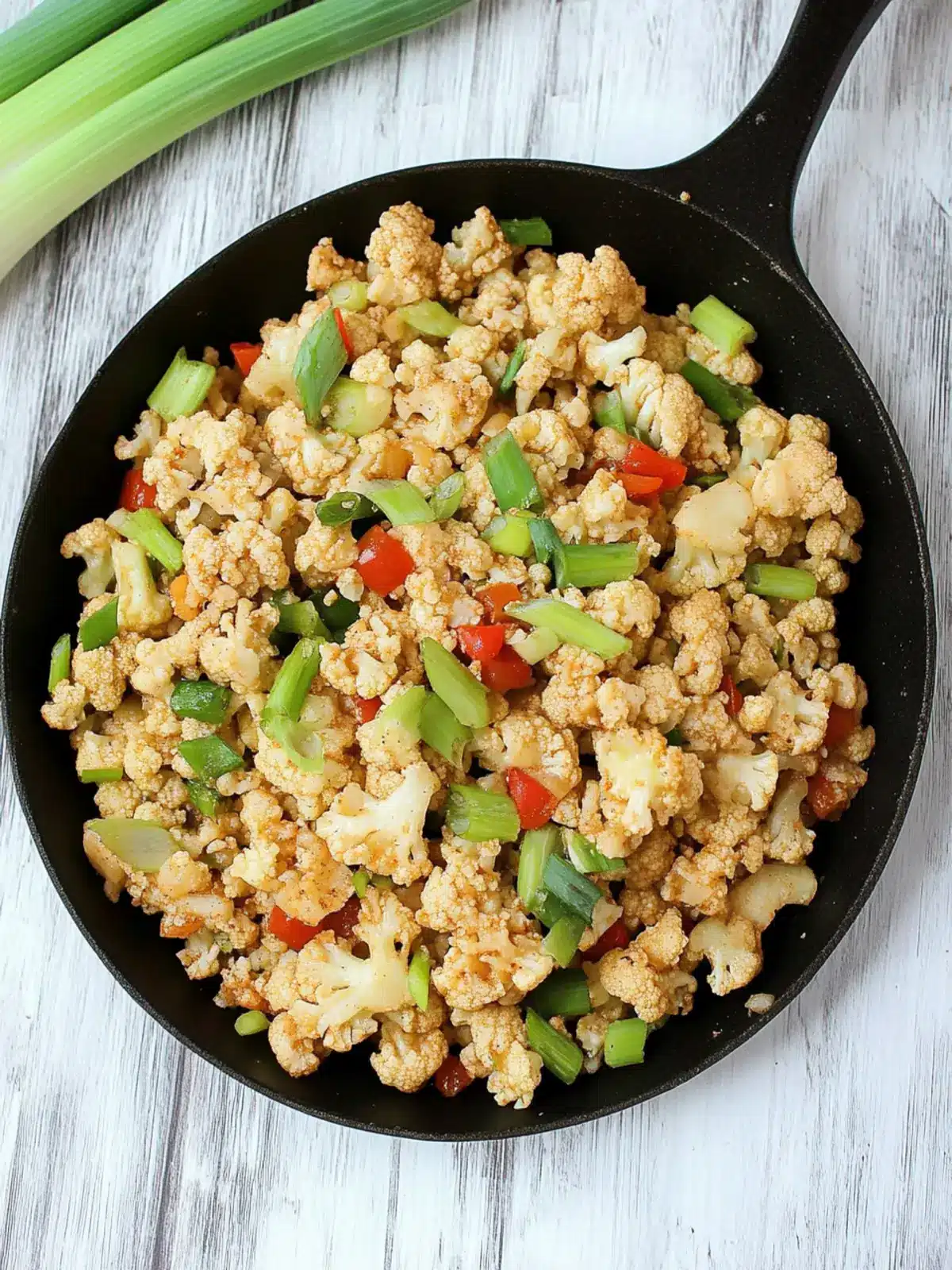 Keto Dirty Cauliflower