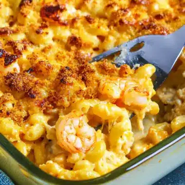 Cajun Shrimp and Crab Mac and Cheese