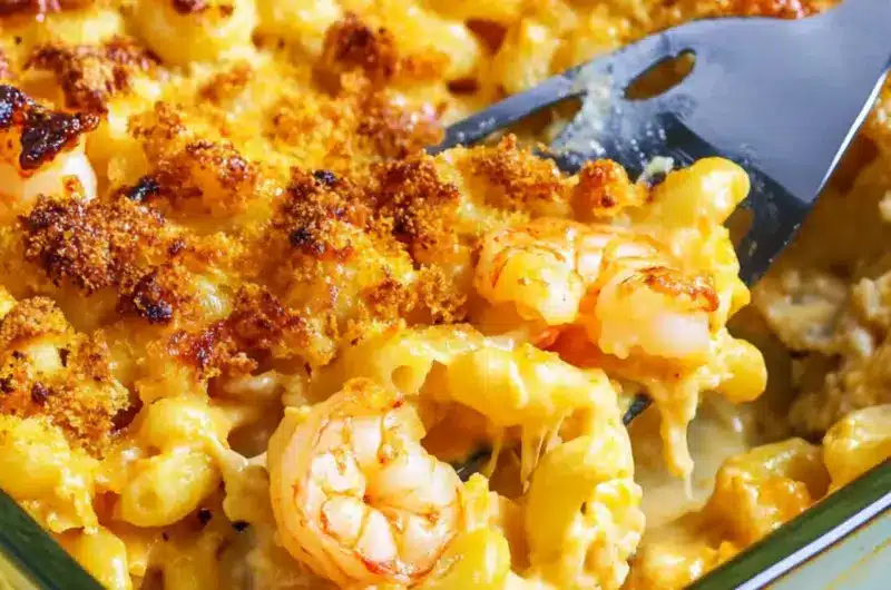 Cajun Shrimp and Crab Mac and Cheese