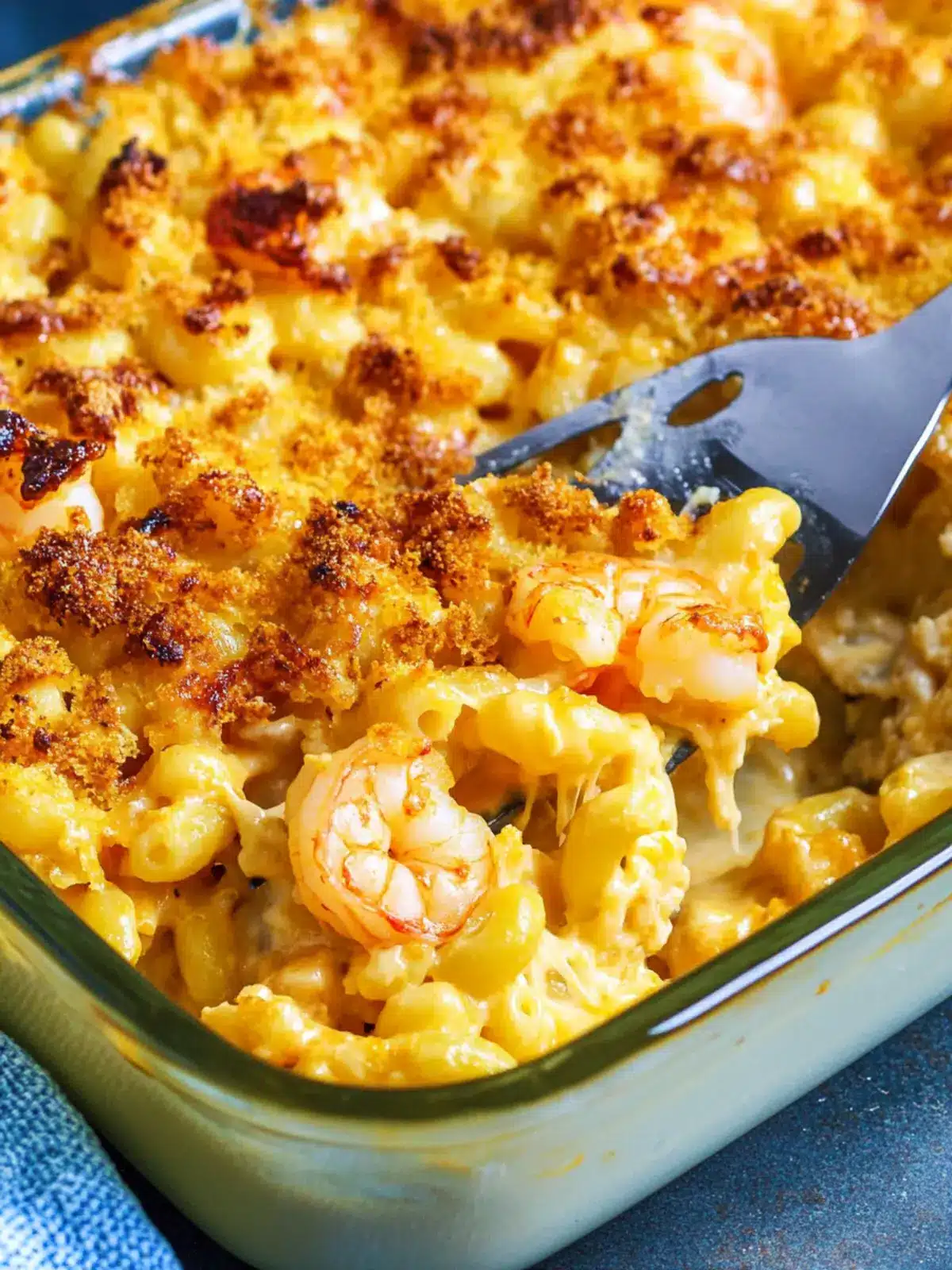 Cajun Shrimp and Crab Mac and Cheese