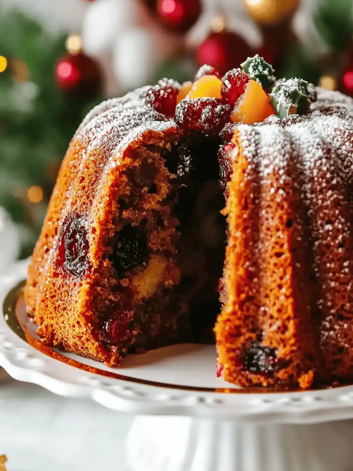 Healthy Christmas Fruit Bundt Cake That's Festively Delicious 5 Christmas Fruit Bundt Cake