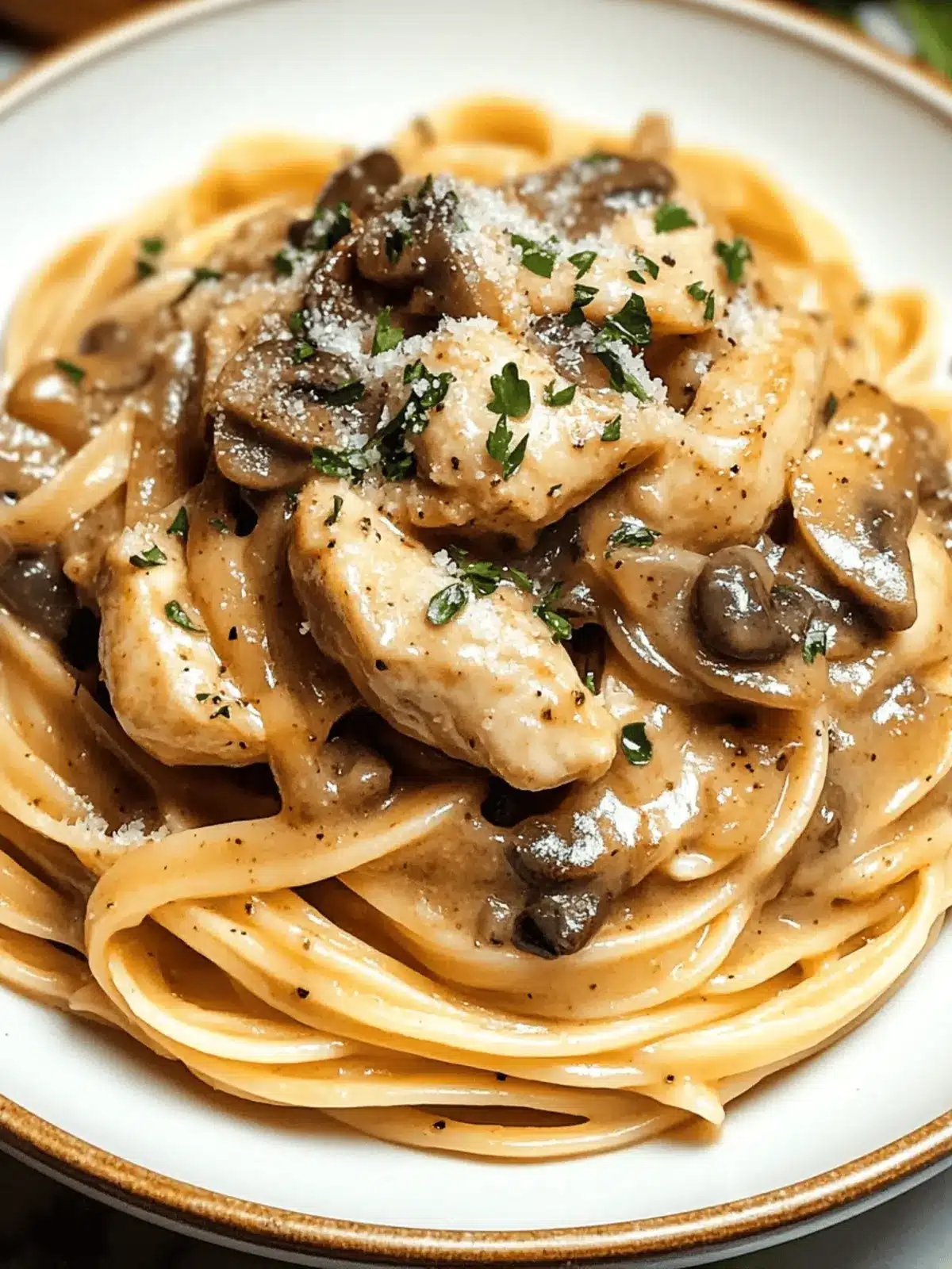 Chicken Marsala Pasta