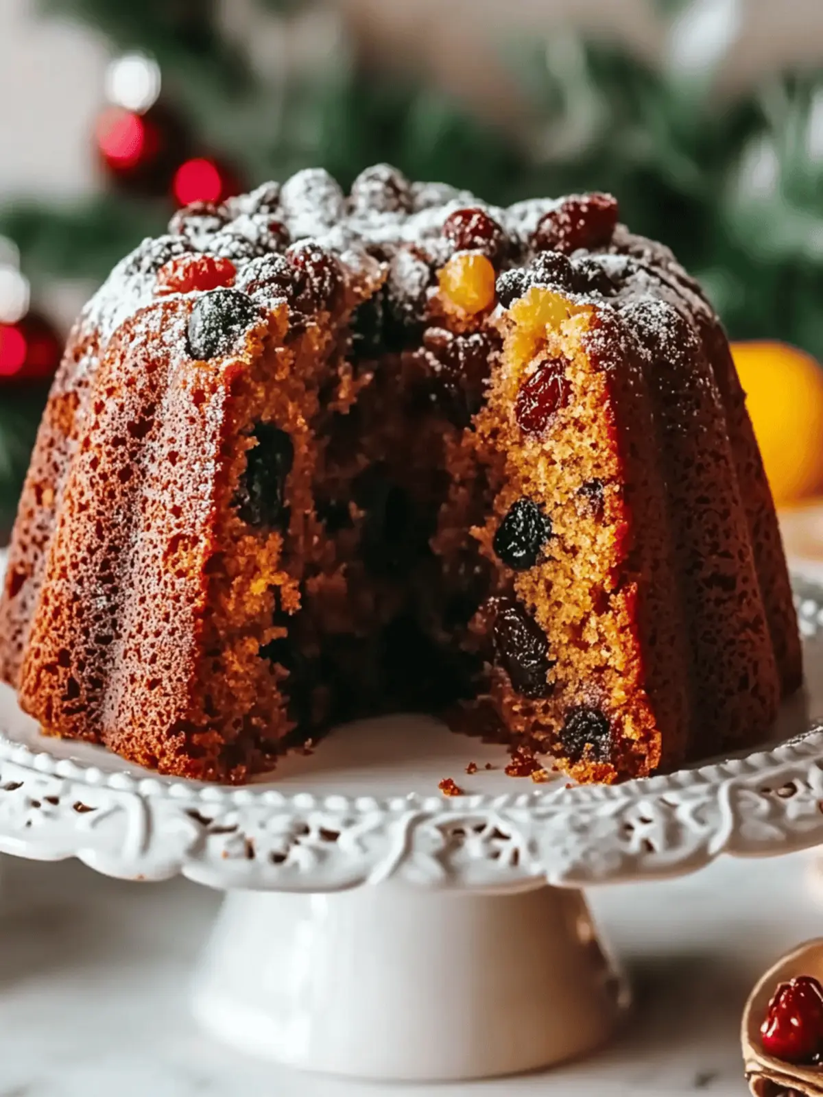 Healthy Christmas Fruit Bundt Cake That's Festively Delicious 2 Christmas Fruit Bundt Cake
