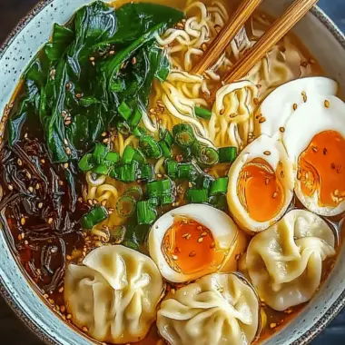 Dumpling Ramen Bowl