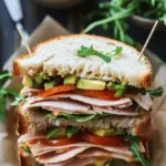 Honey Mustard Turkey Avocado Sandwich