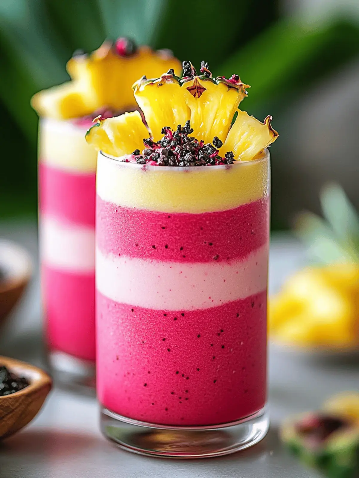 Delicious Hibiscus Tea Pineapple Smoothie to Refresh Your Day 4 Hibiscus Tea Pineapple Smoothie