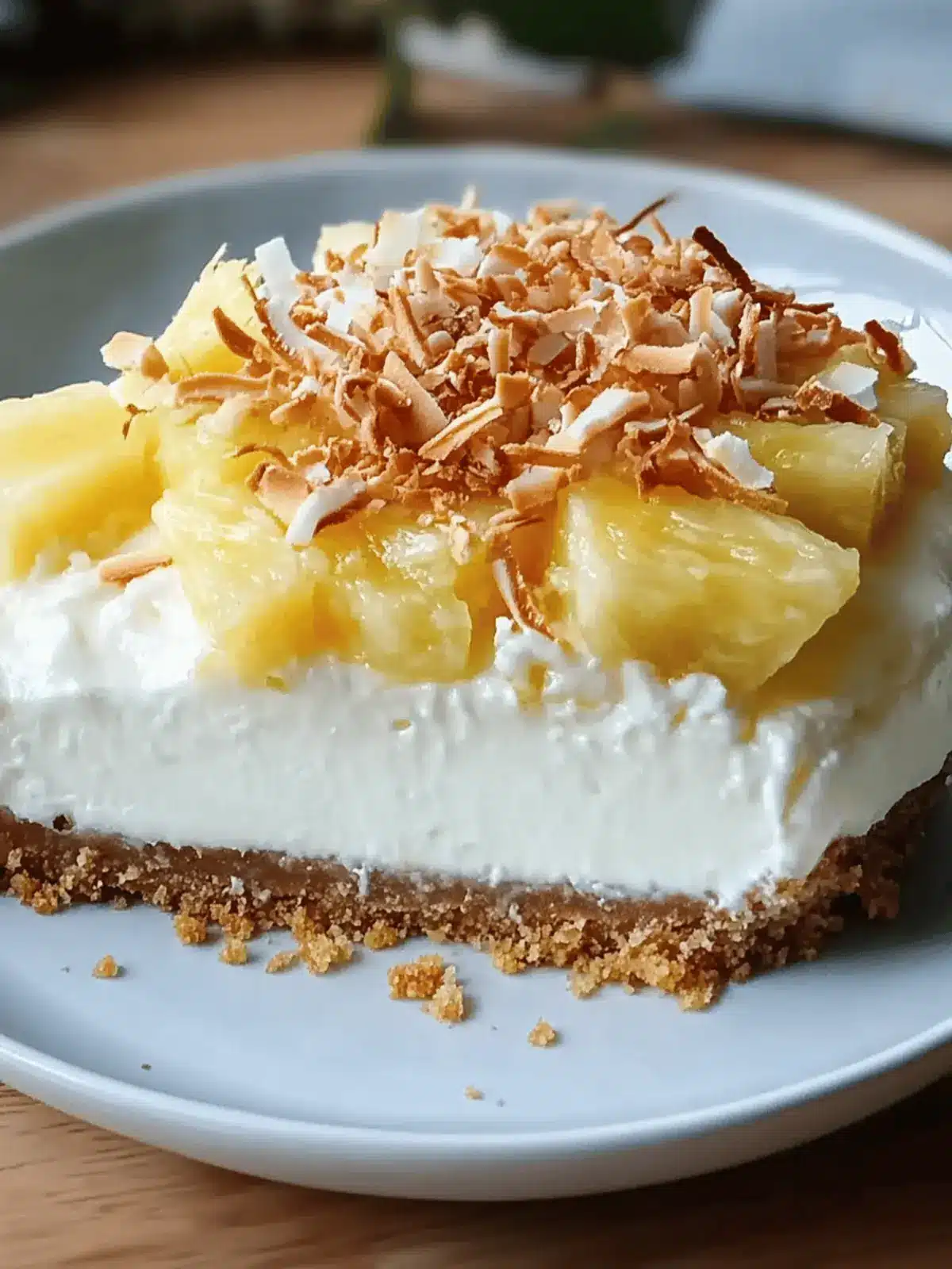 Tropical Coconut Pineapple Cheesecake for a Slice of Paradise 2 Coconut Pineapple Cheesecake