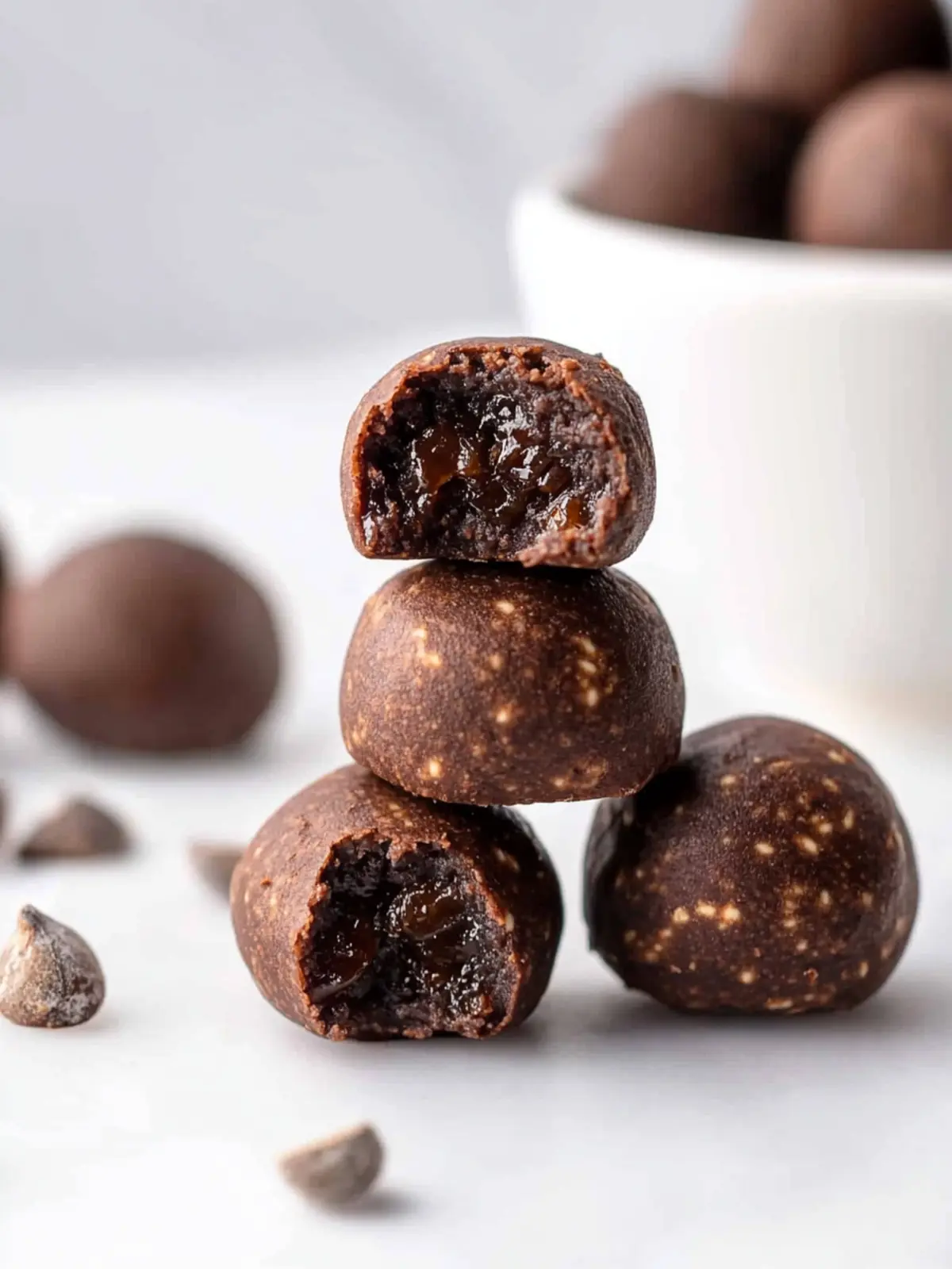 Indulge Guilt-Free with No Bake Date Brownie Bites 3 No Bake Date Brownie Bites