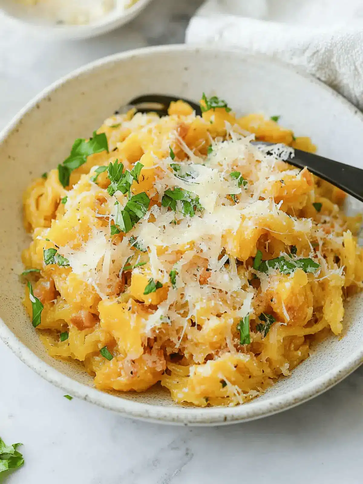 Delicious Spaghetti Squash Carbonara for a Guilt-Free Treat 3 Spaghetti Squash Carbonara
