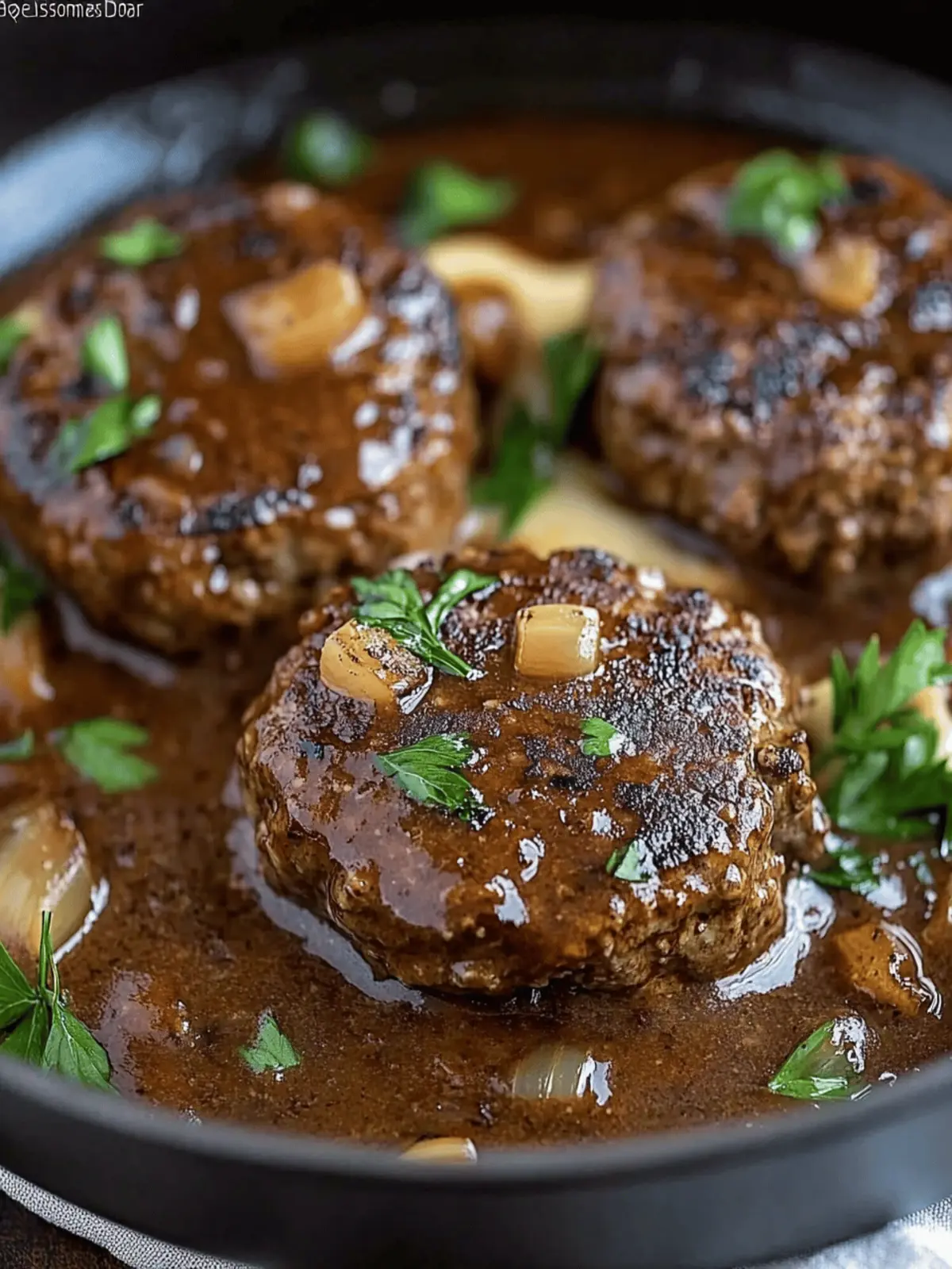 Irresistible Homemade Salisbury Steak for Comfort Food Lovers 3 Salisbury Steak