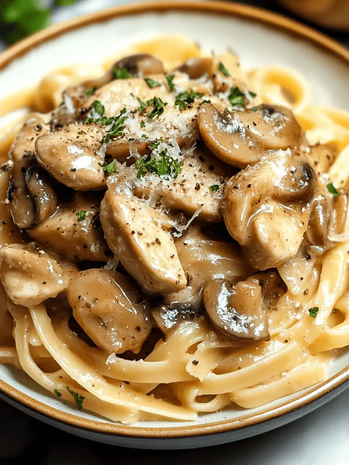 Chicken Marsala Pasta