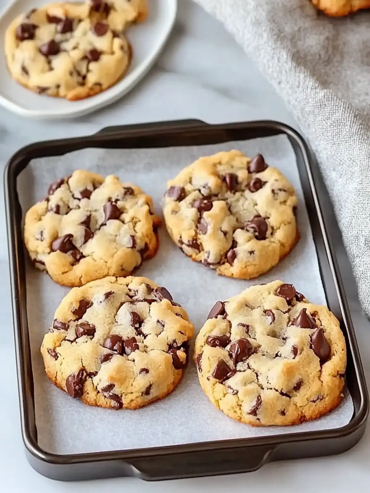 Sweet Chocolate Chip and Toffee Shortbread Cookies